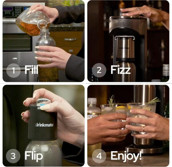 81Ep39scQL._AC_SL1500_ Drinkmate LUX Sparkling Beverage Maker Review Transforming Any Drink Into Fizzy Perfection