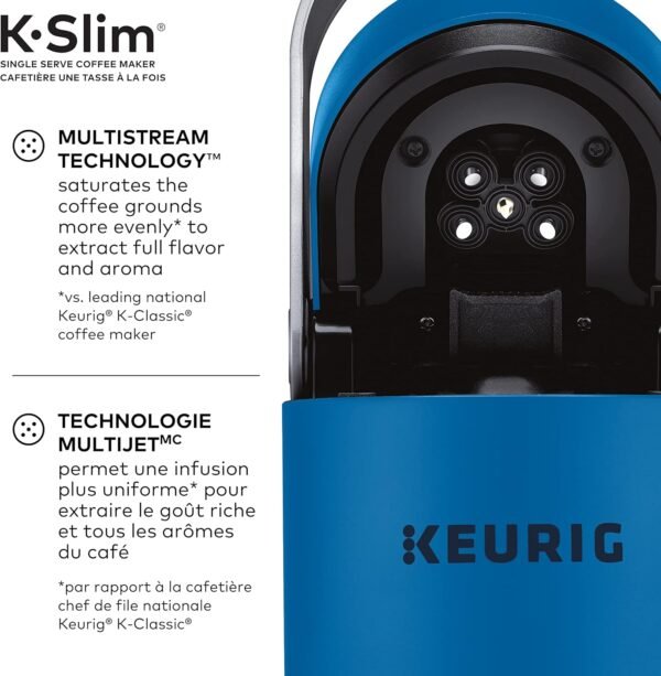 81S2FlJXihL._AC_SL1500_ Keurig K-Slim Single Serve Coffee Maker Review Compact Design and MultiStream Technology