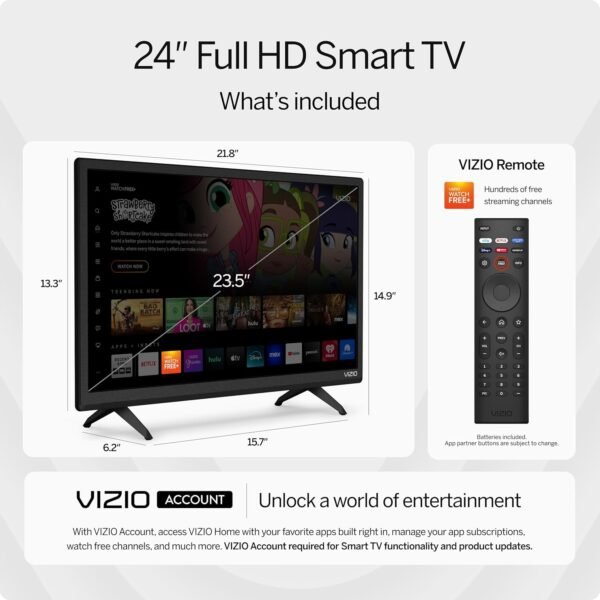 81bNsx7Q4vL._AC_SL1500_ VIZIO 24-inch D-Series Smart TV review Full HD with Apple AirPlay