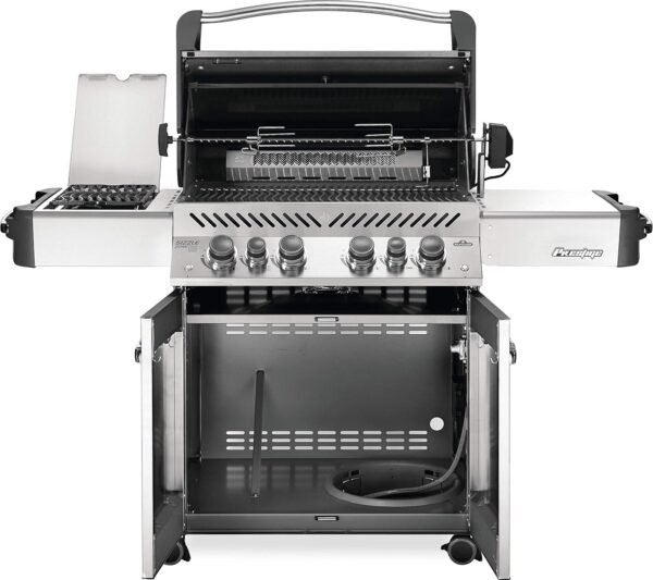 Napoleon Prestige 500 Propane Gas Grill review powerful burners and premium stainless steel design