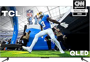 TCL 55-Inch Q6 QLED 4K Smart TV with Google (55Q650G, 2023 Model) Dolby Vision, Atmos, HDR Pro+, Game Accelerator Enhanced Gaming, Voice Remote, Works Alexa, Streaming UHD Television