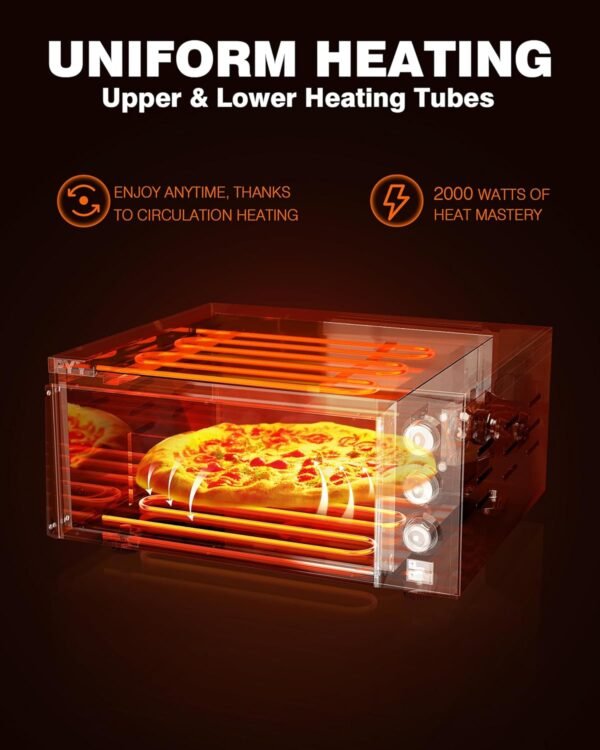 PYY Countertop Electric Pizza Oven CPO-160 Review Commercial Power and Perfect Homemade Results