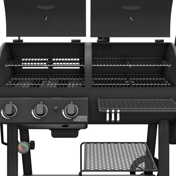 Review of Oklahoma Joe's Canyon Combo Deluxe Charcoal and Propane Smoker and Grill