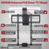MantelMount MM540 TV Mount Review Full Motion Pull Down for 40-80 Inch Screens