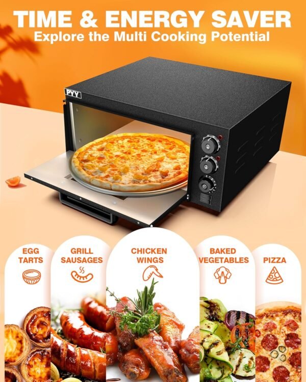 PYY Countertop Electric Pizza Oven CPO-160 Review Commercial Power and Perfect Homemade Results